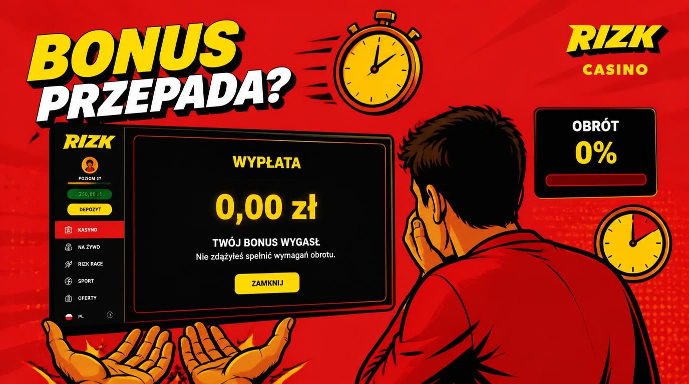 Grafika ilustruje zależność między wypłatą a wymaganym obrotem bonusem w Rizk Casino