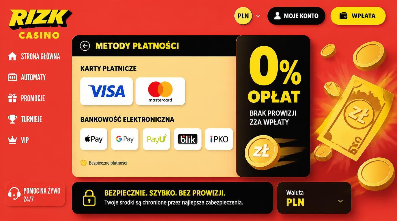 Ilustracja pokazująca brak opłat za depozyt w kasynie z Polski